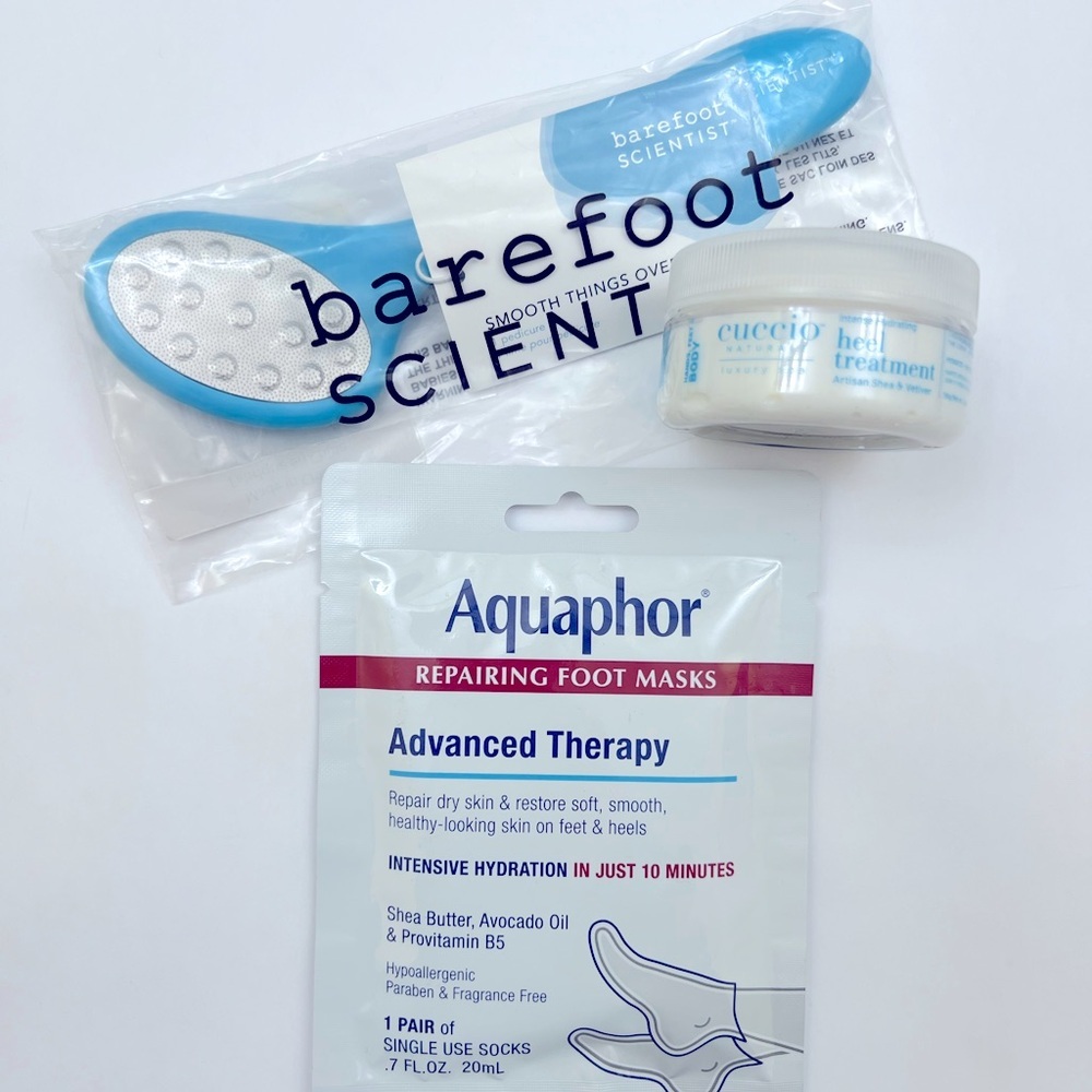 Foot Care - Foot File, Mask and Heel Treatment Cream